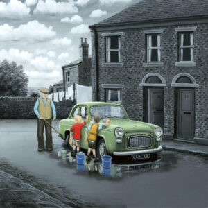 Don't Forget Them Wheels! Framed Limited Edition Print on Paper by Leigh Lambert