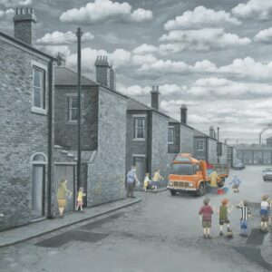 Thirsty Work by Leigh Lambert Framed Limited Edition Print on Canvas