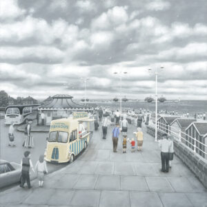 What Do You Like Best Grandad Or Chips by Leigh Lambert Framed Limited Edition on Canvas