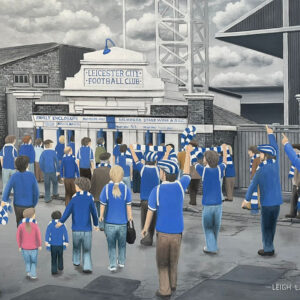 Foxes Never Quit Original Oil by Leigh Lambert available at The Leigh Lambert Gallery Market Harborough