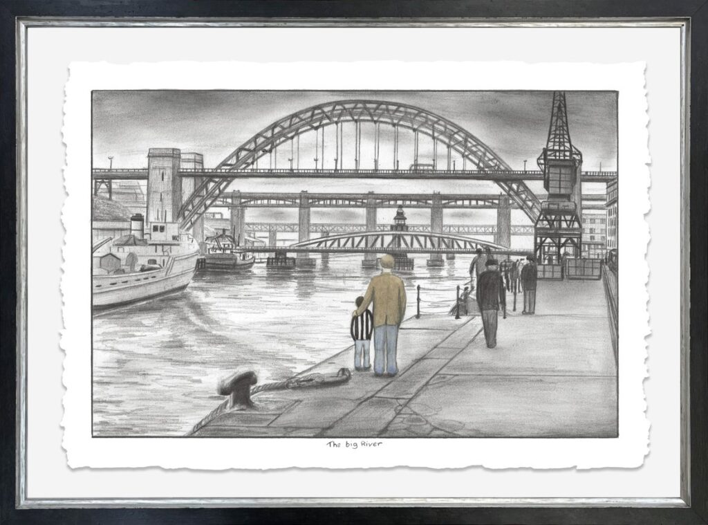 The Big River Sketch Deluxe by Leigh Lambert available at The Leigh Lambert Gallery Market Harborough